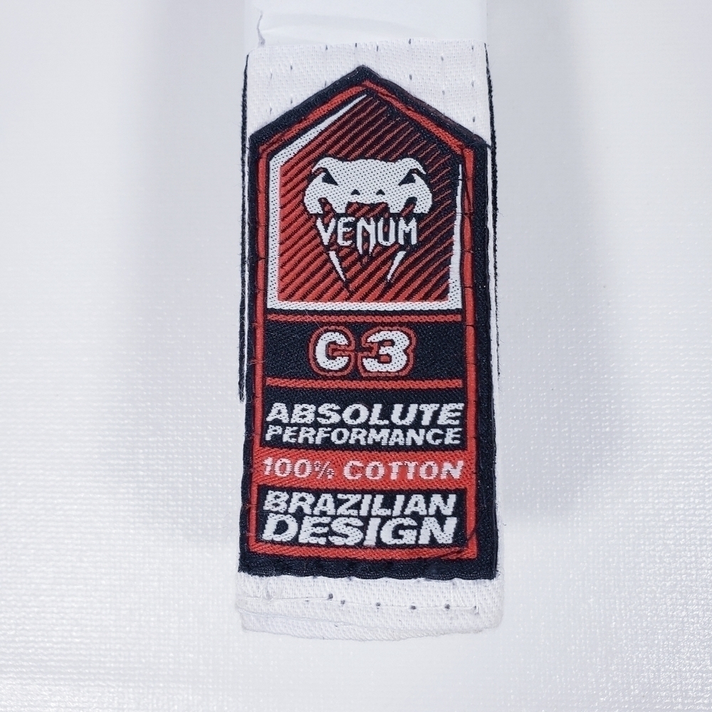 VENUM Brazilian Jiu Jitsu White belt Size C3 Brand New